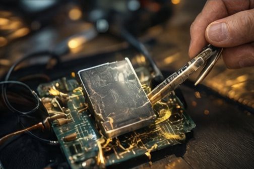 Считывание микросхемы памяти EEPROM на плате панели